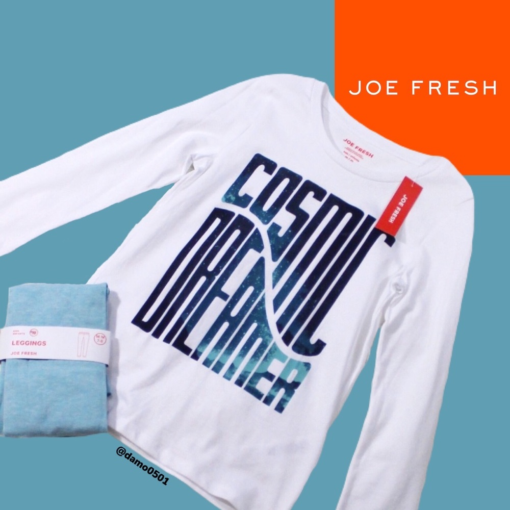 NWT Joe Fresh Girls 2 Piece Cosmic Dreamer Set